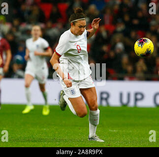 Londra, Inghilterra. Novembre 09: Jodie Taylor di Inghilterra donne durante le donne amichevole internazionale tra le donne in Inghilterra e in Germania le donne a Wembley s Foto Stock