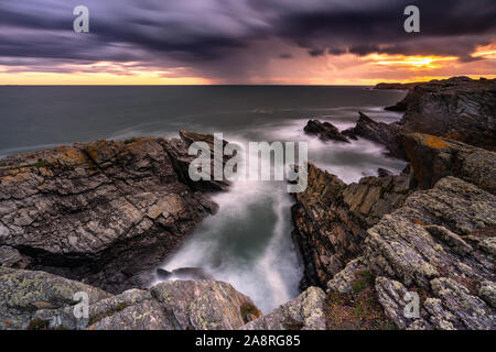 Porth Dafarch Foto Stock