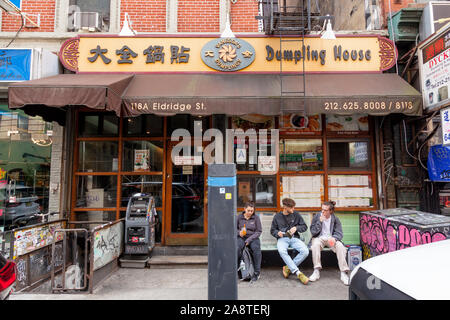 Vanessa House gnocchi 118 Eldridge St, New York City, NY, Stati Uniti d'America. Foto Stock