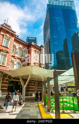 La stazione di Tokyo, Marunouchi business district, nel quartiere Chiyoda di Tokyo, Giappone, Asia Foto Stock