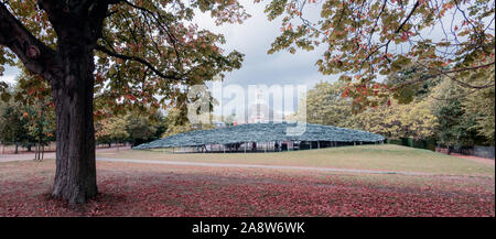 Il Serpentine Pavilion 2019 progettato da Junya Ishigami in Londra, Regno Unito. Foto Stock