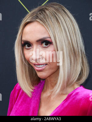 Giuliana Rancic indossando Alexandre Vauthier arriva al 2019 E! People's Choice Awards tenutosi a Barker Hangar su Novembre 10, 2019 in Santa Monica, Los Angeles, California, USA. (Foto di Xavier COLLIN/Image Press Agency) Foto Stock