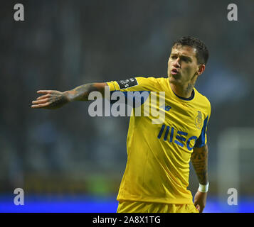 10 novembre 2019; Bessa Stadium, Porto, Portogallo; Portoghese campionato 2019/2020, Boa Vista contro FC Porto; Otavio di FC Porto - uso editoriale Foto Stock