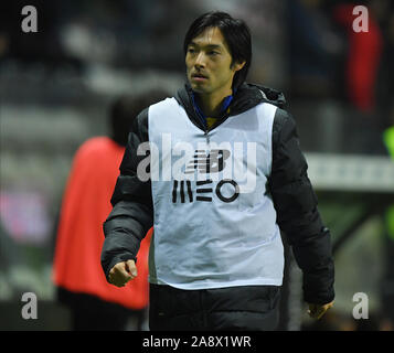 10 novembre 2019; Bessa Stadium, Porto, Portogallo; Portoghese campionato 2019/2020, Boa Vista contro FC Porto; Shoya Nakajima di FC Porto - uso editoriale Foto Stock