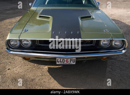 1970 Dodge Challenger 440 Six Pack classic American muscle car Foto Stock