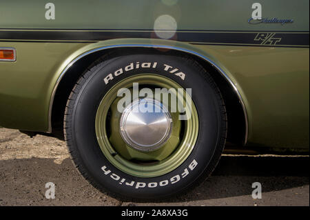 1970 Dodge Challenger 440 Six Pack classic American muscle car Foto Stock