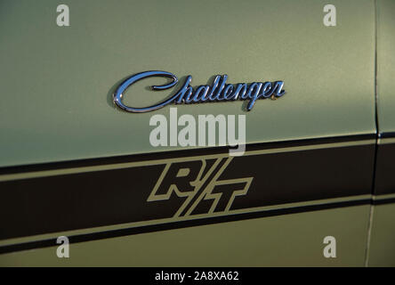 1970 Dodge Challenger 440 Six Pack classic American muscle car Foto Stock