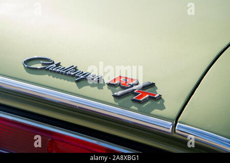 1970 Dodge Challenger 440 Six Pack classic American muscle car Foto Stock