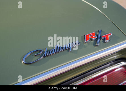 1970 Dodge Challenger 440 Six Pack classic American muscle car Foto Stock