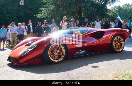 De Tomaso P72 Supercar italiana a Goodwood Festival della velocità, 2019 Foto Stock