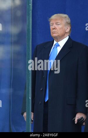 New York, NY, STATI UNITI D'AMERICA. Xi Nov, 2019. di presenze per presidente Donald Trump a New York City veterani parata del giorno, New York, NY Novembre 11, 2019. Credito: Kristin Callahan/Everett raccolta/Alamy Live News Foto Stock