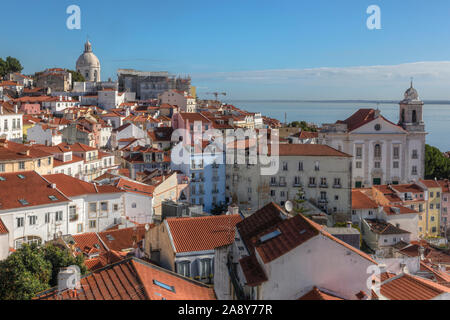 Alfama, Lisbona, Portogallo, Europa Foto Stock