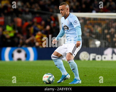 Barcellona, 09-11-2019. LaLiga 2019/ 2020, la data 13. Barcellona - Celta. Stanislav Lobotka di RC CELTA Foto Stock