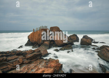 Silveira, Formosa Beach, Santa Cruz, Torres Vedras, Portogallo, Europa Foto Stock