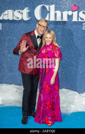 Londra, Regno Unito. 11 novembre 2019. Paul Feig, Kylie Minogue frequentare il Regno Unito Premiere di 'Last Christmas" tenutasi presso il BFI Southbank. Credito: Peter Manning/Alamy Live News Foto Stock