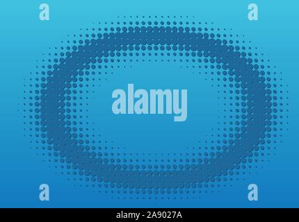 La Pop art in stile retrò di mezzitoni sfondo con puntini di fumetti Illustrazione Vettoriale