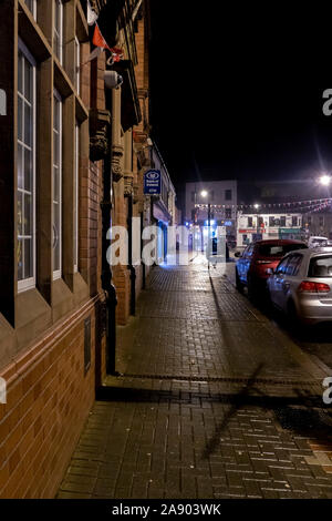 Night Shot di Market Street in Trim County Meath Irlanda Foto Stock