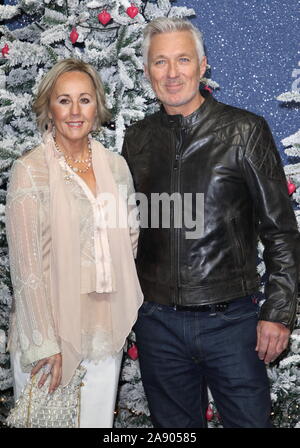 Londra, Regno Unito. Xi Nov, 2019. Martin Kemp e Shirlie Holliman assistere alla prima dello scorso Natale al BFI Southbank di Londra. Credito: SOPA Immagini limitata/Alamy Live News Foto Stock