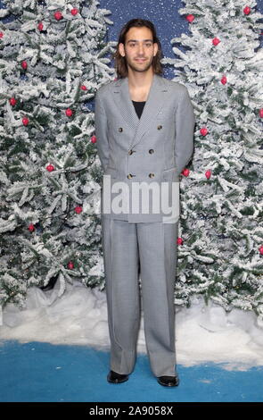 Londra, Regno Unito. Xi Nov, 2019. Maxim Baldry presso la UK Premiere dello scorso Natale al BFI Southbank Credito: SOPA Immagini limitata/Alamy Live News Foto Stock