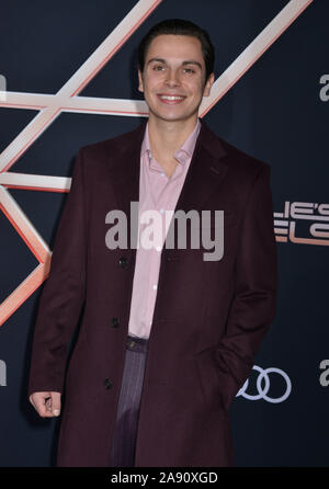 Los Angeles, Stati Uniti d'America. Xi Nov, 2019. Jake T. Austin 109 partecipa alla premiere di Columbia Pictures' 'Charlie's Angels' a Westwood Regency teatro di Novembre 11, 2019 a Los Angeles, California. Credito: Tsuni/USA/Alamy Live News Foto Stock