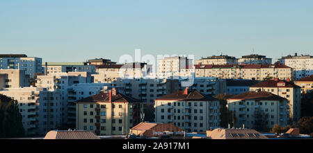 Blocchi di appartamenti Foto Stock