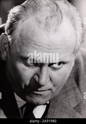 Gert Fröbe, deutscher Schauspieler, Deutschland frühe1960er Jahre. Attore tedesco Gert Froebe, Germania primi 1960s. Foto Stock