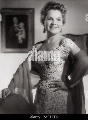 Magda Schneider, deutsche Schauspielerin, Deutschland 1950er Jahre. Attrice tedesca Magda Schneider, Germania degli anni cinquanta. Foto Stock