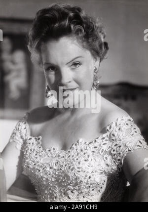 Magda Schneider, deutsche Schauspielerin, Deutschland 1950er Jahre. Attrice tedesca Magda Schneider, Germania degli anni cinquanta. Foto Stock