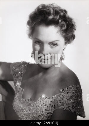 Magda Schneider, deutsche Schauspielerin, Deutschland 1950er Jahre. Attrice tedesca Magda Schneider, Germania degli anni cinquanta. Foto Stock