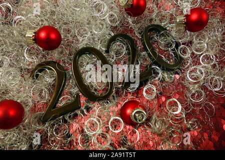 Felice Anno Nuovo 2020 concetto di sfondo Foto Stock