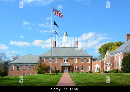 WESTFIELD, NEW JERSEY - 02 NOV 2019: il palazzo comunale della città di Westfield. Foto Stock