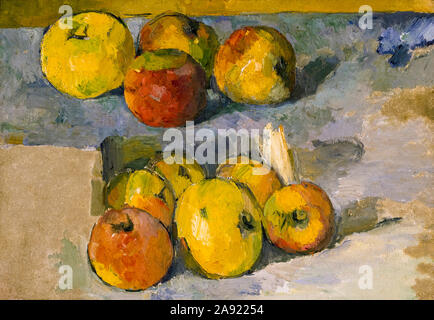 Paul Cezanne, mele, still life pittura, 1878-1879 Foto Stock