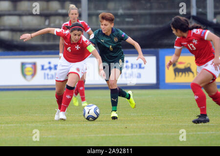 Novembre 12, 2019, Castel di Sangro, Italia: martina rosucci ,italia,durante la comunità 2021 Qualifiche - Italia Donne vs Donne di Malta, la squadra di calcio italiano a Castel di Sangro, Italia, 12 novembre 2019 - LPS/Renato Olimpio (credito Immagine: © Renato Olimpio/LPS tramite ZUMA filo) Foto Stock