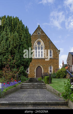 Battista Cappella nel villaggio di Earls Barton, Northamptonshire, Regno Unito Foto Stock