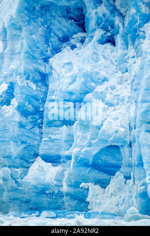 Dettaglio in Ice @ Terminus del South Sawyer Glacier se AK Summer Tracy Arm Fords-terror Wilderness Area Foto Stock