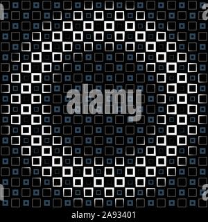 Sfondo astratto con quadrati colorati e ondulato, gradiente di spessore Illustrazione Vettoriale