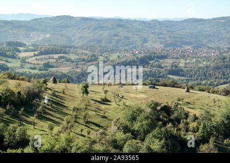 Srebrenik Fortezza / Tvrđava Srebrenik Foto Stock