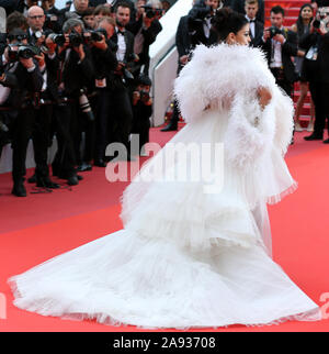 CANNES, Francia - 20 Maggio: Aishwarya Rai assiste La Belle Epoque lo screening presso la 72a Cannes Film Festival Foto Stock