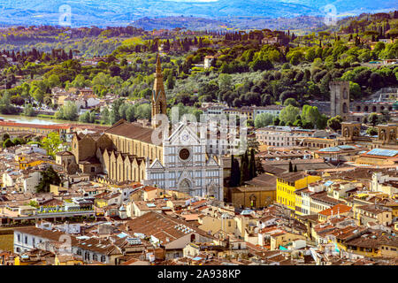 Chiesa di Santa Maria Novella a Firenze Italia Foto Stock