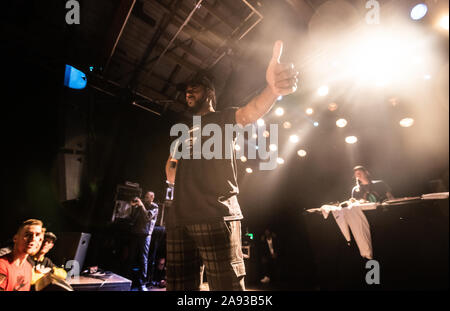 Copenhagen, Danimarca. 07th, novembre 2019. Il rapper americano e paroliere problema esegue un concerto dal vivo a Pumpehuset in Copenhagen. (Photo credit: Gonzales foto - Joe Miller). Foto Stock