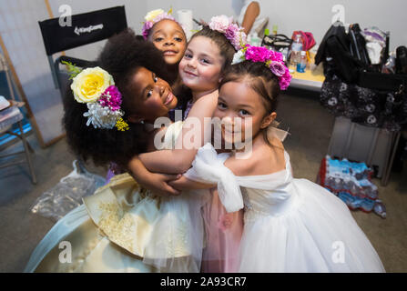 Varie La Settimana della Moda di Lago d'argento, Los Angeles, California, Stati Uniti d'America Foto Stock