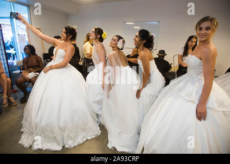 Varie La Settimana della Moda di Lago d'argento, Los Angeles, California, Stati Uniti d'America Foto Stock