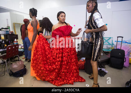 Varie La Settimana della Moda di Lago d'argento, Los Angeles, California, Stati Uniti d'America Foto Stock