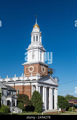 Pugno Chiesa congregazionale, Danbury, Connecticut, Stati Uniti d'America. Foto Stock