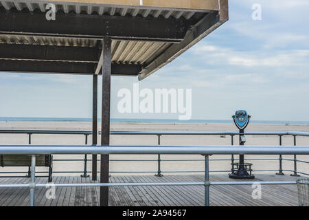 Guardando fuori un vuoto di Jones Beach. Foto Stock