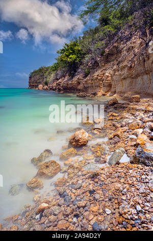 Baia di Dickenson; San Giovanni, Antigua e Barbuda Foto Stock