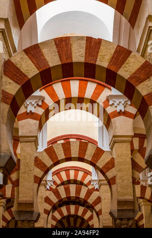 Grande Moschea e Cattedrale; Cordova, Andalusia, Spagna Foto Stock