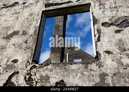 Dagverdara i resti di una casa abbandonata sulla penisola Snaefellsnes, western Islanda Foto Stock