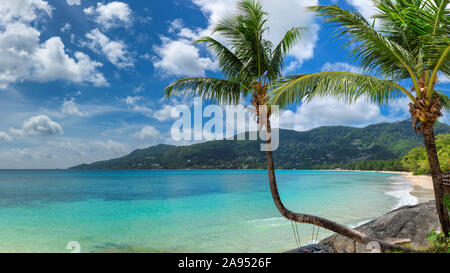 Paradise Beach sull'isola tropicale Foto Stock