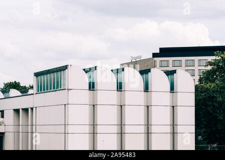 Berlino, Germania - 28 Luglio 2019: Archivio Bauhaus. Si tratta di un museo del Bauhaus fu progettato da Walter Gropius architetto. Foto Stock